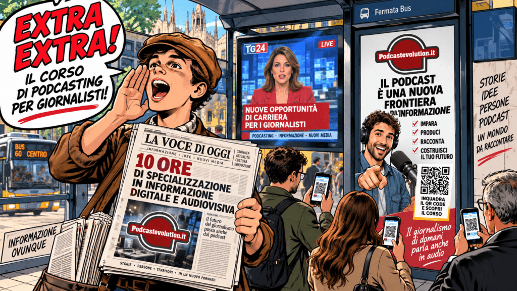 Corso di podcasting giornalistico di podcastevolution.it