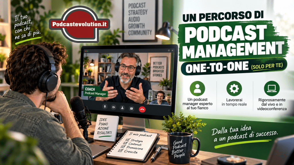 Podcast Evolution corso di podcast management